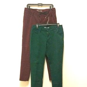 2 Pair Women's Old Navy Rockstar Jeggings 14